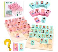 DOWNDRIFT Chi È Gioco Chi è Divertente Gioco Da Tavolo Gioco Da Tavolo Guess Who Game, Chi Sono Gioco Classico Guess Game per Famiglie Adulti e Partito Giochi Di Viaggio
