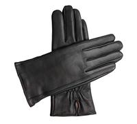 Downholme Guanti in Pelle Classici Foderati in Cashmere per Donna (Nero, XS)