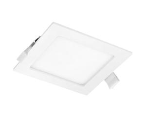 Downlight E6 LED da incasso quadrato da 12 W, ideale per illuminare il tuo spazio con luce naturale. Efficienza ed eleganza in ogni angolo della tua casa o ufficio. Perfetto per soffitti moderni.