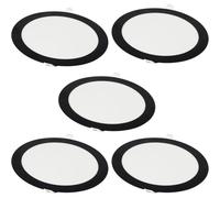 Downlight JANDEI 18W 3000K rotondo extrapiatto incasso cornice nera 120°