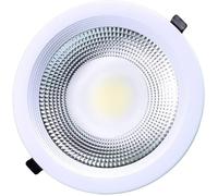 Downlight JANDEI COB 30W 2200lm 6000K Angolo 120º IP44 Taglio 200mm Driver esterno