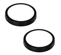 Downlight LED JANDEI 18W 6000K Rotondo Superficie Cornice Nera Diffusore Alluminio 21cm