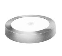Downlight Led Superficie Argento con Sensore di Presenza 18 W, 6400 K