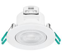 Downlight Recessed Tilting LED 4,8W, 3000K, 500lm, Non-Dimmabile, Bianco - 90011