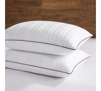 downluxe Cuscino in piuma d'oca, collezione hotel di lusso, per dormire, in rayon di alta qualità derivato da guscio di bambù, set da 2, 50,8 x 91,4 cm