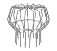 Downspout Cover, Drain Grate, Leaf Filter, Rustproof Mesh Screen, Clog Prevention Design, Easy to Install and Maintain, for Outdoor Drains and Overflow Protection, 5.12x4.72 Inches