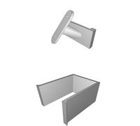 Downspout Mounting Bracket for Solar Panel Security Camera Power System