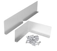 Downspout Splash Plate - Black Polymer, Rain Gutter Diverter Guard, Universal Downspout Extender, 24 Inch Splash Block, Water Drenage Disperser, Erosion Prevention | Roof Gutters, Downspouts Extensio