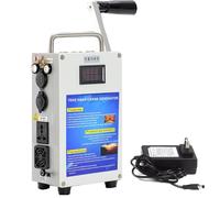 DowPie Generatore Manuale, Piccolo generatore Portatile a manovella con Attacco a manovella e Caricabatterie per Alimentazione di Emergenza in luoghi di Emergenza 81AH/500W
