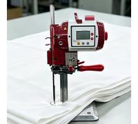 DowPie Macchina da Taglio per Tessuti a Controllo Digitale 2180W con affilatura Automatica, Altezza di Taglio 6/8/10 Pollici, Motore servoassistito, Lama Dritta per Tessuti Domestici 220v-12‘’