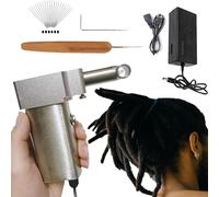 DowPie Macchina per Dreadlock istantanea, Macchina elettrica Portatile per Dreadlock, Macchina Automatica per Dreadlock per Principianti e Professionisti 0.4in