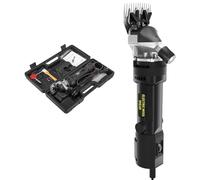 DowPie Tosatrici elettriche per Pecore e capre, Distanza tra Le Lame Regolabile, Eccellente dissipazione del Calore, Corpo Leggero, Ideali per Animali Domestici a Pelo Lungo Black-220v