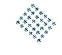 DowraP Clip for Modanatura da 30 Pezzi for Porta a bilanciere Fender Flare e Accessori for Clip for Camion for Auto Esterni for Modanatura Esterna