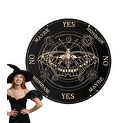 DOWSING SCHEDA DI DIVINAZIONE - Plate di decisione in legno, Strumento di messaggi spirituali | Game di planchette decorativo per principianti, raduno familiare, intrattenimento per feste, guida psich