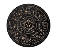 DOWSING SCHEDA DI DIVINAZIONE - Plate di decisione in legno, Strumento di messaggi spirituali | Game di planchette decorativo per principianti, raduno familiare, intrattenimento per feste, guida psich