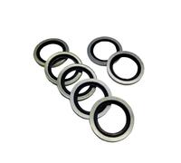 Dowty Guarnizioni/Legato Guarnizioni Rondelle,Auto Centro,Nitrile Sigillante,1/8