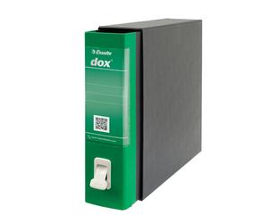 DOX - D26214 - Registratore Dox 2 - dorso 8 cm - protocollo 23 x 34 cm - verde - Esselte Dox - 51244 - Conf. da 1 Pz. - D26214