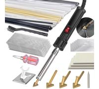 Doxiuyo 150 W 3-In-1 Saldatore di Plastica, Kit di Saldatura Con Punte per DIY, Riparazioni di Paraurti Kayak - Spina UE