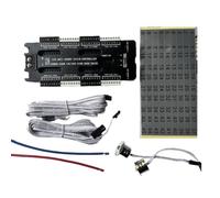 Doxiuyo Luminosità Regolabile per Scale Kit Controller Luci Scale con Sensore di Movimento A LED A Striscia Flessibile DC 12V 24V 32 Canali