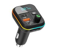 Doxiuyo Ricarica per Auto Lettore Mp3 Bluetooth 5.0 per Auto Bluetooth, Scheda di Memoria unità Flash USB QC 3.0 Tensione di Ricarica Rapida Parti di Ricambio Accessori