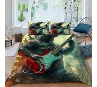 DOXLITVT Godzilla elettrico Set Copripiumino 3 Pezzi Con Stampa 3D Animal Themes Wildlife Incluso Copripiumino Con 2 Federe in Microfibra Morbida E Leggera King(220x240cm)
