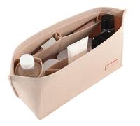 Doxo, Inserto organizer in feltro, adatto per City 33, Speedy 33 e Neverfull MM (beige, L)