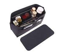 Doxo Neverfull PM - Organizer per borsa in feltro per LV Speedy 30, misura M, borsa nera + base nera