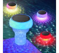 DoXtreme Luce per piscina solare LED RGB con telecomando RF contenitore per 1
