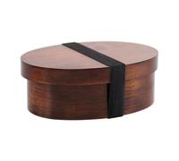 doyandader Contenitore per il pranzo giapponese per adulti - con cinghia elastica per vano portaoggetti e divisorio, contenitori per alimenti realizzati in legno - per adulti, bambini, bambini, scuola