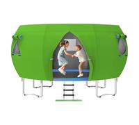 doyandader Copertura per tetto per trampolino | Protezione solare da giardino - Tela ombreggiante esterna per trampolino da 4,2 m di giardino