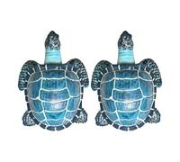 doyandader Copri Viti per Water Decorativi,2 Pezzi Tappo A Forma di Tartaruga - Coperchi in Resina per Il Fondo del Water - per Sostituzione Hardware Serbatoio Interno Bagno Doccia RV Vasca da Bagno