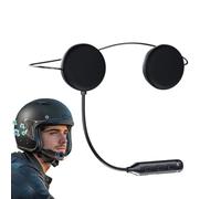 doyandader Cuffia Per Casco Da Moto | Auricolare Senza Fili per Caschi con Intercom Smart - Interfono Intelligente Ultra Sottile 12mm con Controllo Musica e Risposta Automatica per Comunicazione in