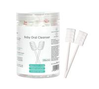 doyandader Detergente per la lingua per il bambino - pulitore gengivale,Panno igienico per la pulizia della garza per bambini