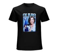 DOYEFZQC Olivia Benson Homage T-Shirt Top Law And Order Retro Gift Men's 90'S Black XL