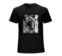 DOYEFZQC Rauw Alejandro Reggaeton Regueton Trap Men's T-Shirt Unisex Tee Black M