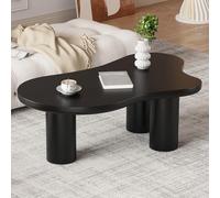 Doyisy Tavolino irregolare a forma di nuvola, lunghezza 107 cm, larghezza 66 cm, altezza 40,5 cm, piano in MDF e gambe in PVC, con base in feltro