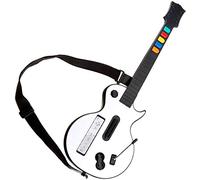 DOYO Chitarra Controller per Wii Guitar Hero, Smontabile con Tracolla Regolabile, Compatibile con Tutti i Giochi Guitar Hero e Rock Band 2/3 (Bianco)