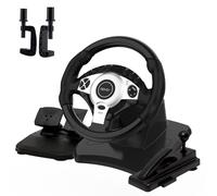 DOYO Volante da gioco, volante e pedali da corsa per PC, volante Xbox 270/900 ° con feedback sulle vibrazioni a doppio motore e cambio marce per Xbox One, PS4, PC, Xbox Series X|S, PS3, Xbox 360