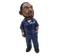 Doyomtoy Rap Star Cool Hip Hop Legends Ornamenti in resina, Statue per auto o desktop, per cake topper, soggiorno, ufficio, Guy Doll Rapper 2Pac, Shakur, Pac, Snoop……