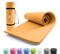 #DoYourFitness Tappetino yoga antiscivolo | Per principianti e utenti avanzati | Spessore 1,0 cm | 183cm x 61cm [arancione]