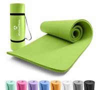 #DoYourFitness Tappetino yoga antiscivolo | Per principianti e utenti avanzati | Spessore 1,5 cm | 183cm x 61cm [verde]