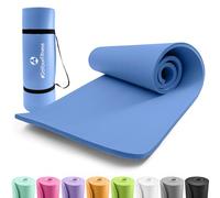 #DoYourFitness Tappetino yoga antiscivolo | Per principianti e utenti avanzati | Spessore 1,5 cm | 183cm x 61cm [blu]