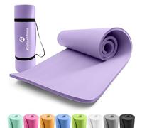 #DoYourFitness Tappetino yoga antiscivolo | Per principianti e utenti avanzati | Spessore 1,5 cm | 183cm x 61cm [viola]