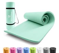 #DoYourFitness x World Fitness - Fitnessmatte Yogamatte »Yogini« - 183 x 61 x 1 cm - rutschfest & robust - Gymnastikmatte ideal für Yoga, Pilates, Workout, Outdoor, Gym & Home - Türkis