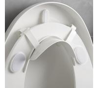 Doytn Deflettore universale per sedile del WC con sollevatore per coperchio WC, paraspruzzi per WC, impedisce a bambini e adulti di fare pipì (29,2 x 21,1 cm)