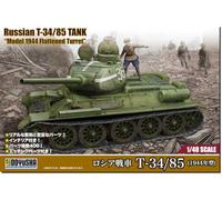 Doyusha T-34/85 Carro armato russo 1/48 Modello in plastica
