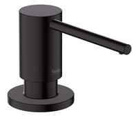 hansgrohe A41 dispenser per detersivo, 40438670, A41 nero opaco/bianco [Dispenser per Detersivo]