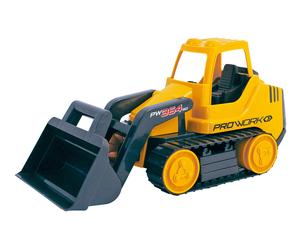DOZER CON CINGOLI GIALLO ADRIATIC PLASTICA CM 46 PRO WORK ITALIANO GIOCATTOLO