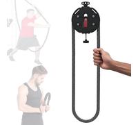 DOZPAL Attrezzatura di carrucole per Cavi Portatile - Allenatore di Corde Senza fine, Strumento per l'allenamento di Tutto Il Corpo per Esercizi di Presa, Corda in Nylon Premium da 4 m/13,1 Piedi