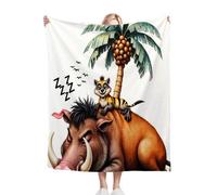 Dozrmey Coperta 240x260 cm Animale Cane, La Più Grande Coperta in Flanella per Letti Extra Large, Copre letti di grandi dimensioni e può essere utilizzata come coperta da picnic. W374 D374-